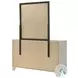 Trenton Rustic Cream 6 Drawer Dresser with Mirror
