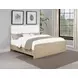Ladera Light Elm King Upholstered Panel Bed