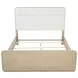 Ladera Light Elm Queen Upholstered Panel Bed