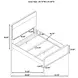Ladera Light Elm Queen Upholstered Panel Bed