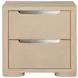 Ladera Light Elm 2 Drawer Nightstand
