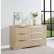 Ladera Light Elm 6 Drawer Dresser