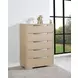 Ladera Light Elm 5 Drawer Chest