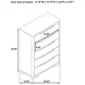 Ladera Light Elm 5 Drawer Chest