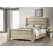 Oakglen Weathered Oak California King Panel Bed