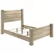 Oakglen Weathered Oak California King Panel Bed