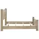 Oakglen Weathered Oak California King Panel Bed
