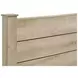 Oakglen Weathered Oak California King Panel Bed