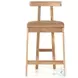 Tex Natural Rosa Morada Counter Height Stool