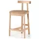 Tex Natural Rosa Morada Counter Height Stool