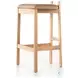 Tex Natural Leather Bar Stool