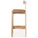 Tex Natural Leather Bar Stool
