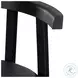 Tex Black Leather Counter Height Stool