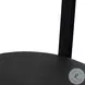 Tex Black Leather Bar Stool