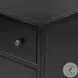 Belmont Black Large Storage 3 Drawer Nightstand
