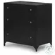Belmont Black Large Storage 3 Drawer Nightstand