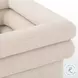 Evie Hampton Cream Performance Fabric Swivel Chair