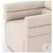 Evie Hampton Cream Performance Fabric Swivel Chair