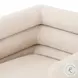 Evie Hampton Cream Performance Fabric Swivel Chair