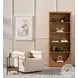 Evie Hampton Cream Performance Fabric Swivel Chair