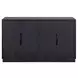 Archway Charcoal 4 Glass Door Accent Cabinet