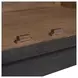 Archway Charcoal 2 Glass Door Accent Cabinet