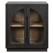 Archway Charcoal 2 Glass Door Accent Cabinet