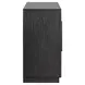 Archway Charcoal 2 Glass Door Accent Cabinet