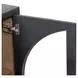 Archway Charcoal 2 Glass Door Accent Cabinet