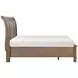 Bethel Wire Brushed Antique Brown Eastern King Storage Platform Bed