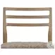 Glenmore Smoked Oak and Taupe Shearling Counter Height Stool