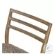 Glenmore Smoked Oak and Taupe Shearling Counter Height Stool