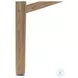 Glenmore Smoked Oak and Taupe Shearling Counter Height Stool