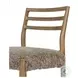 Glenmore Smoked Oak and Taupe Shearling Counter Height Stool