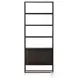 Kelby Gunmetal 2 Door Bookcase