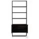 Kelby Gunmetal 2 Door Bookcase