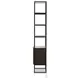 Kelby Gunmetal 2 Door Bookcase