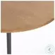 Fay Antique White Marble And Dark Natural Oak Bar Table