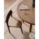 Heisler Almond Leather Blend Dining Chair Set of 2