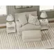 Brett Honey Chair and A Half with Cuddler Cushions
