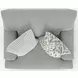 Brett Lotus Chair and A Half with Cuddler Cushions