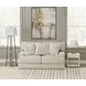 Brett Honey 70" Loveseat with Cuddler Cushions