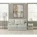 Brett Lotus 70" Loveseat with Cuddler Cushions