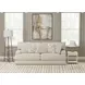 Brett Honey 93" Sofa with Cuddler Cushions