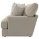 Brett Honey 93" Sofa with Cuddler Cushions