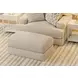 Brett Honey Rectangular Ottoman