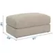 Brett Lotus Rectangular Ottoman
