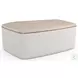 Serir Almost White And Whisper of Gold Medium Cocktail Table