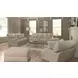 Brett Honey 93" Sofa with Cuddler Cushions