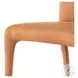 Monza Heritage Camel Leather Dining Chair Set of 2